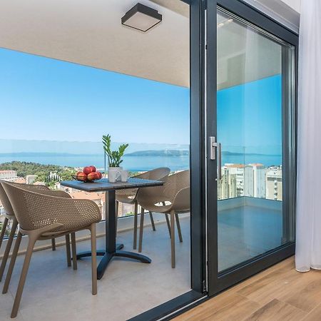 Luxury Adria Sea & City View Apartment 马卡尔斯卡 外观 照片