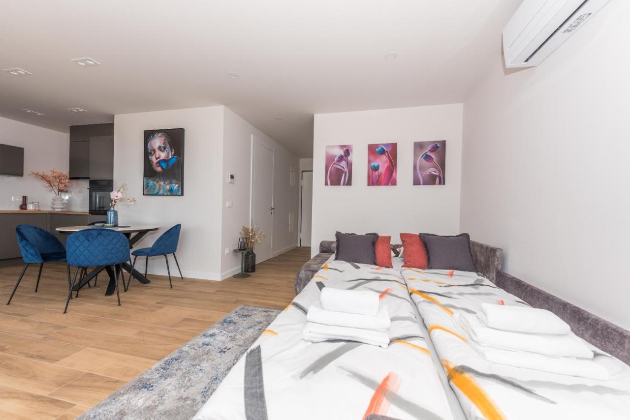 Luxury Adria Sea & City View Apartment 马卡尔斯卡 外观 照片