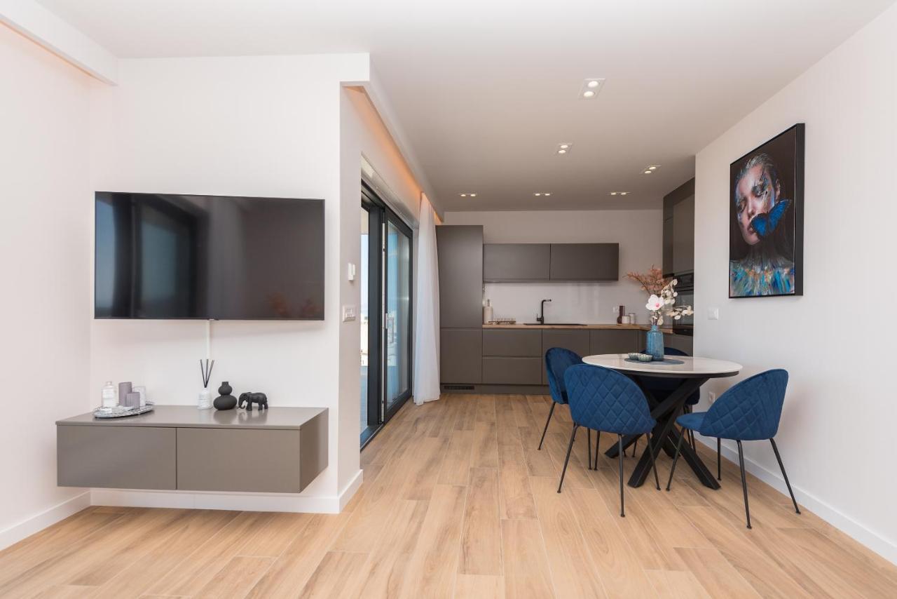 Luxury Adria Sea & City View Apartment 马卡尔斯卡 外观 照片