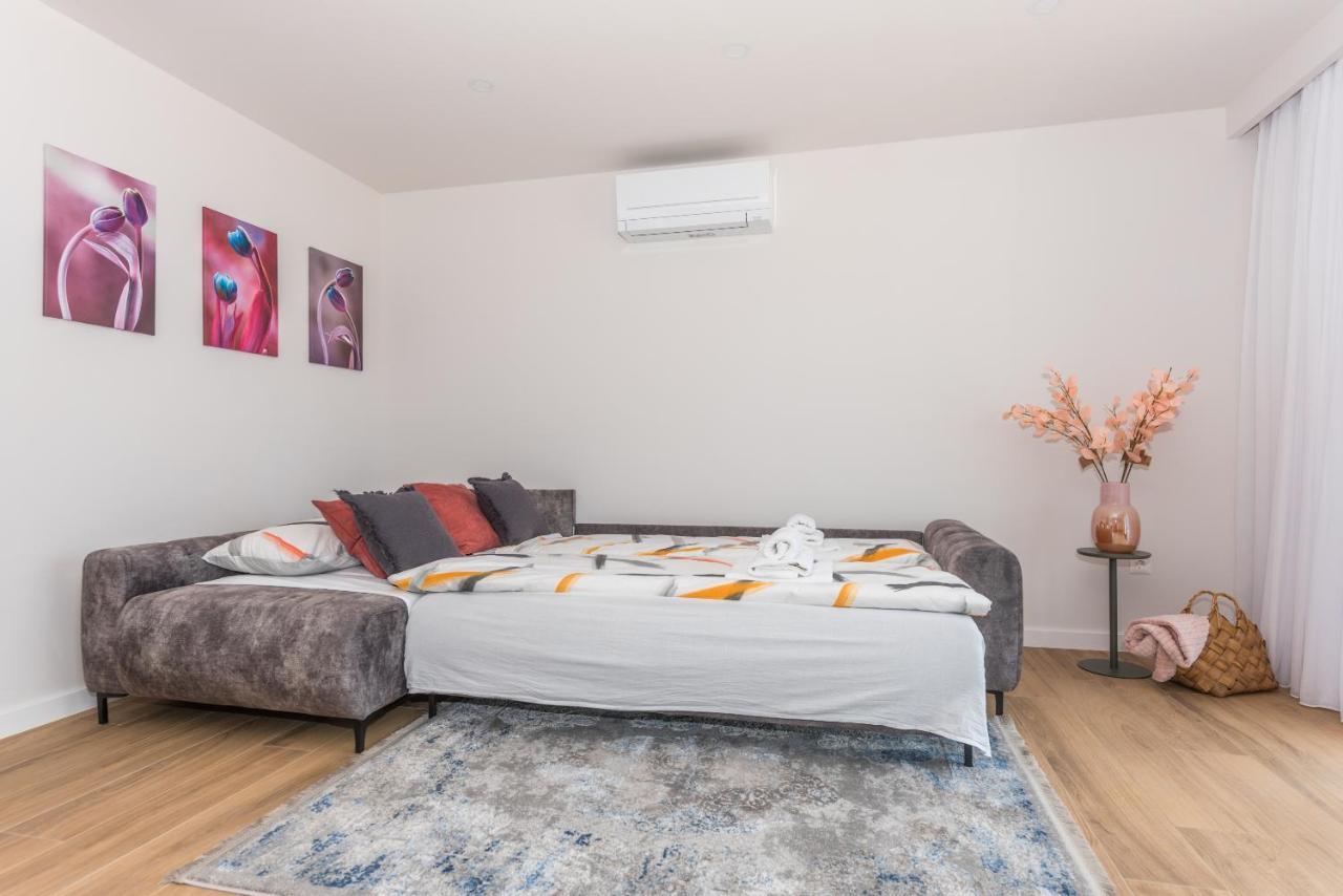 Luxury Adria Sea & City View Apartment 马卡尔斯卡 外观 照片