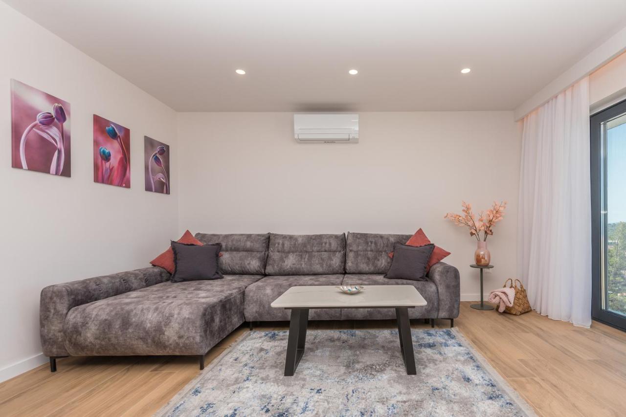 Luxury Adria Sea & City View Apartment 马卡尔斯卡 外观 照片