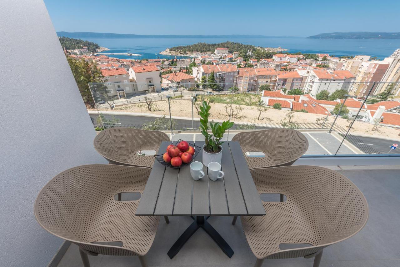 Luxury Adria Sea & City View Apartment 马卡尔斯卡 外观 照片