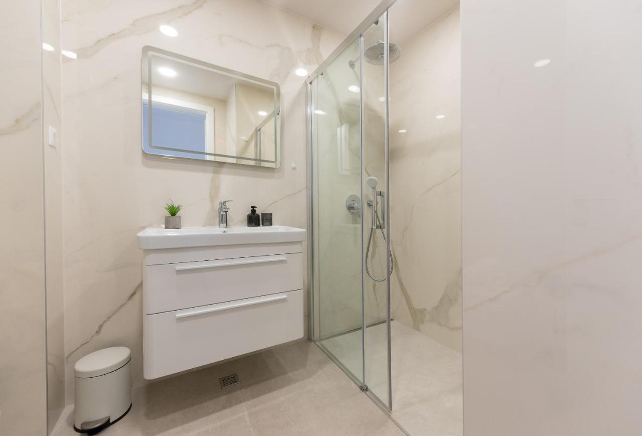 Luxury Adria Sea & City View Apartment 马卡尔斯卡 外观 照片
