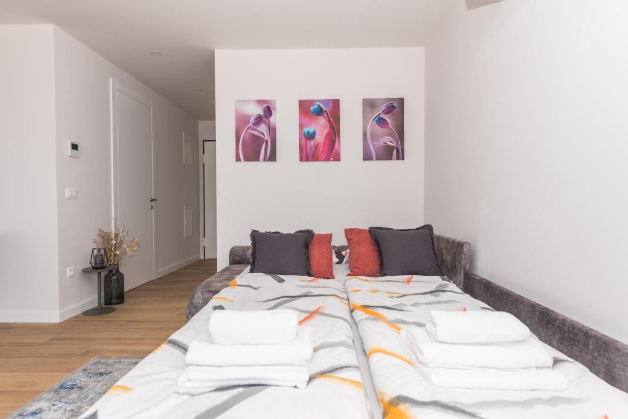 Luxury Adria Sea & City View Apartment 马卡尔斯卡 外观 照片