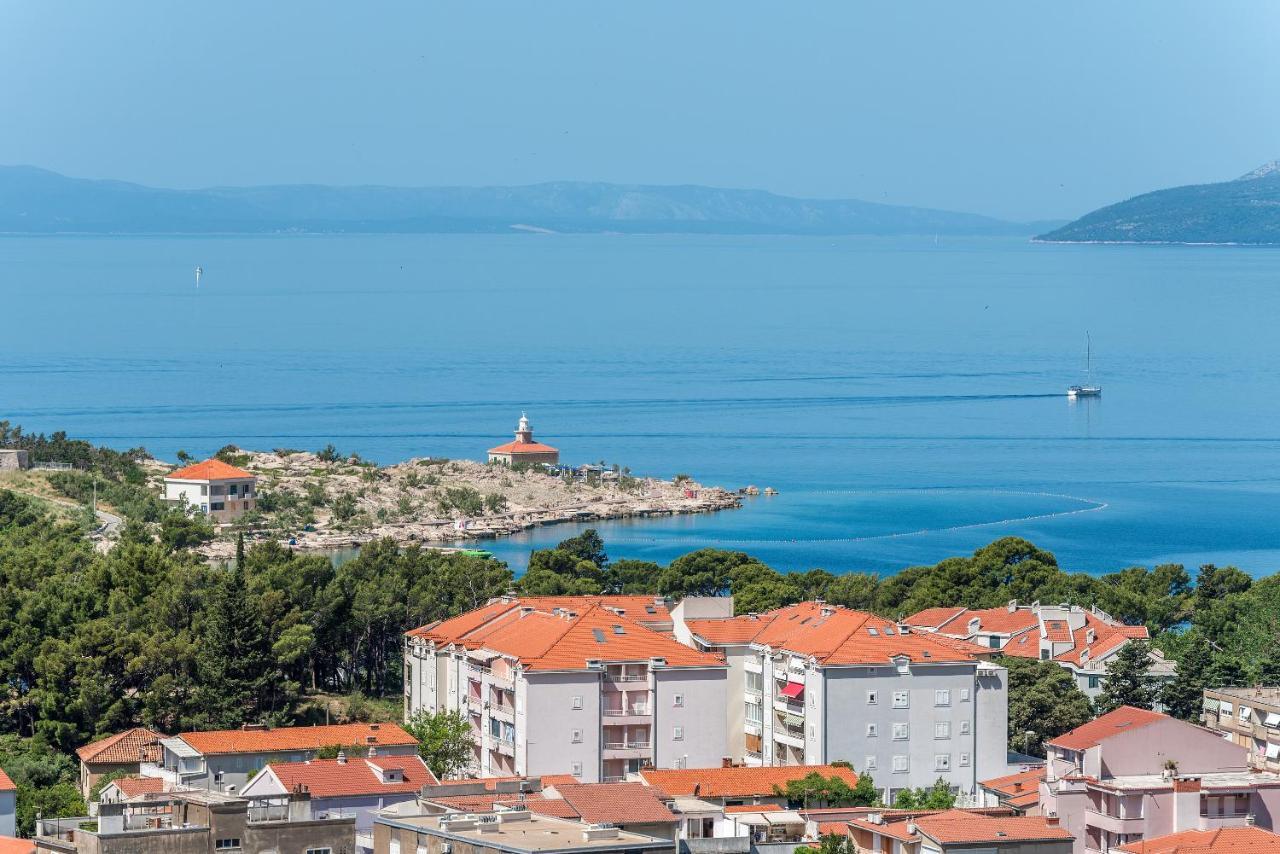 Luxury Adria Sea & City View Apartment 马卡尔斯卡 外观 照片